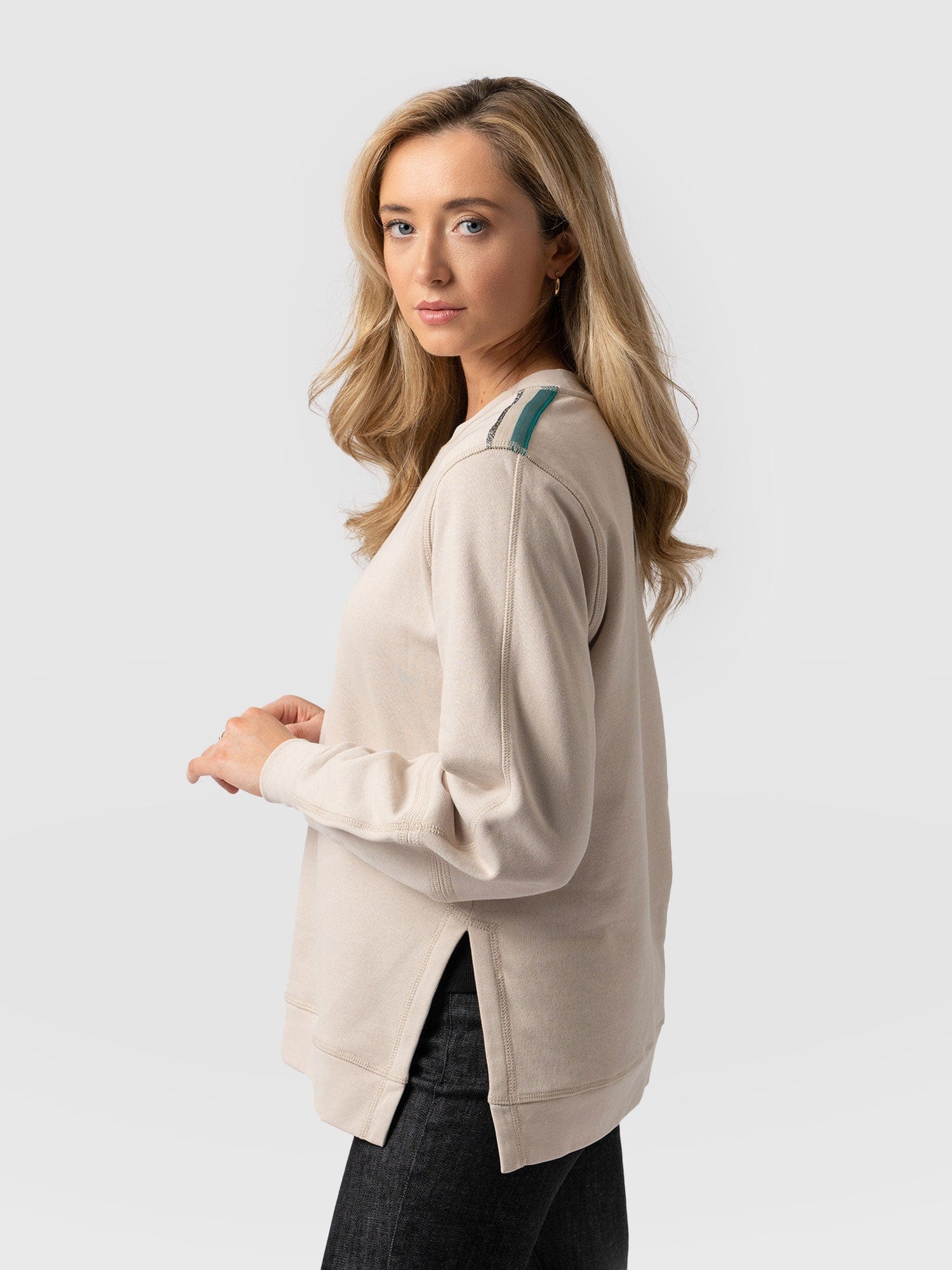 Runway Sweater Light Beige - Women's Sweaters | Saint + Sofia® UK